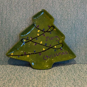 Christmas Tree Plate - PaintPott