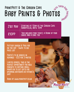 Baby Prints Pottery Painting Workshop - PaintPott