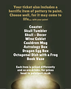 Dark Arts Pottery Painting