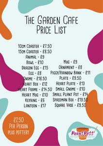 Sunnyfields Pottery Painting Pop Up