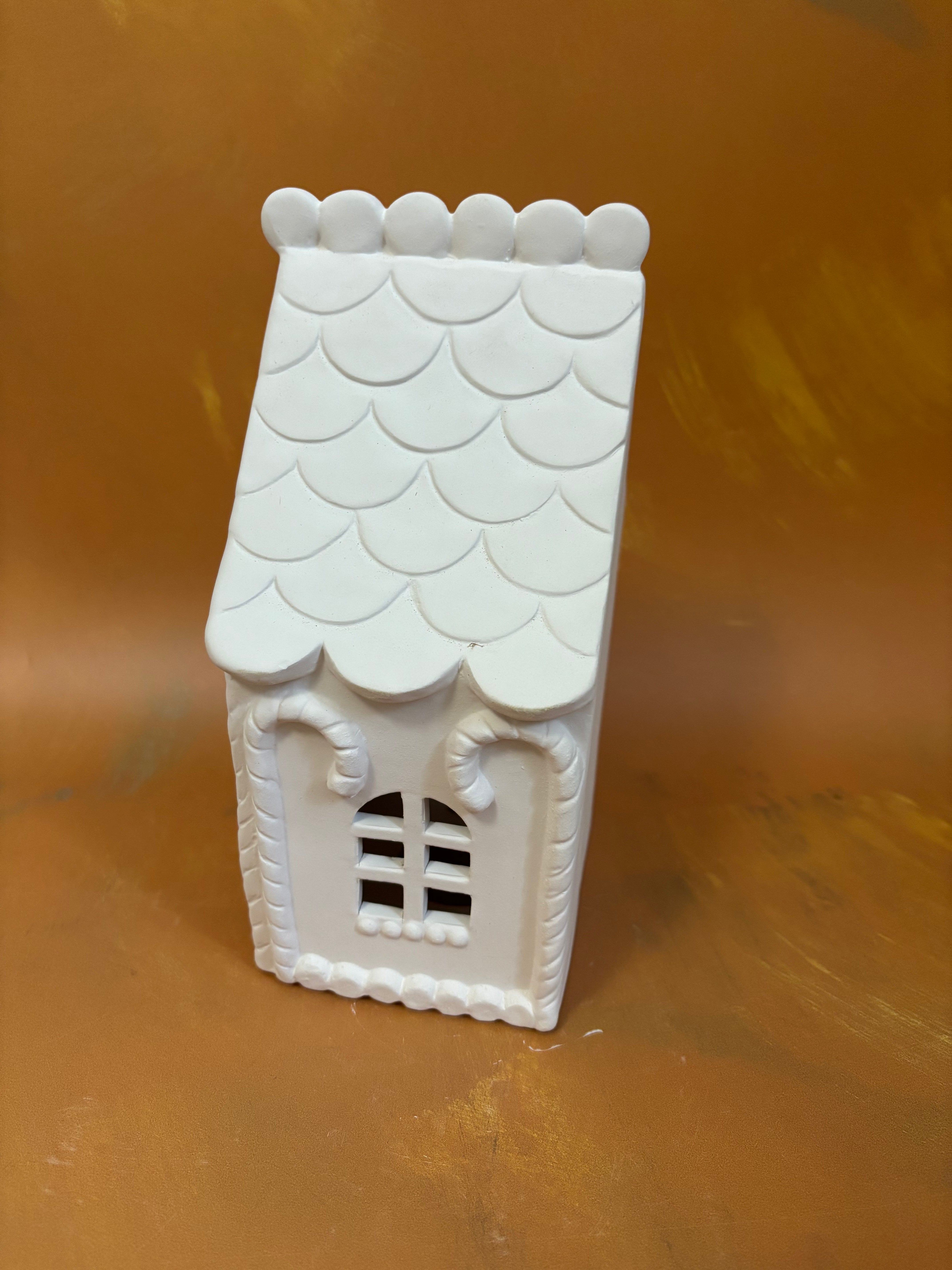 Gingerbread House Lantern - Large - PaintPott