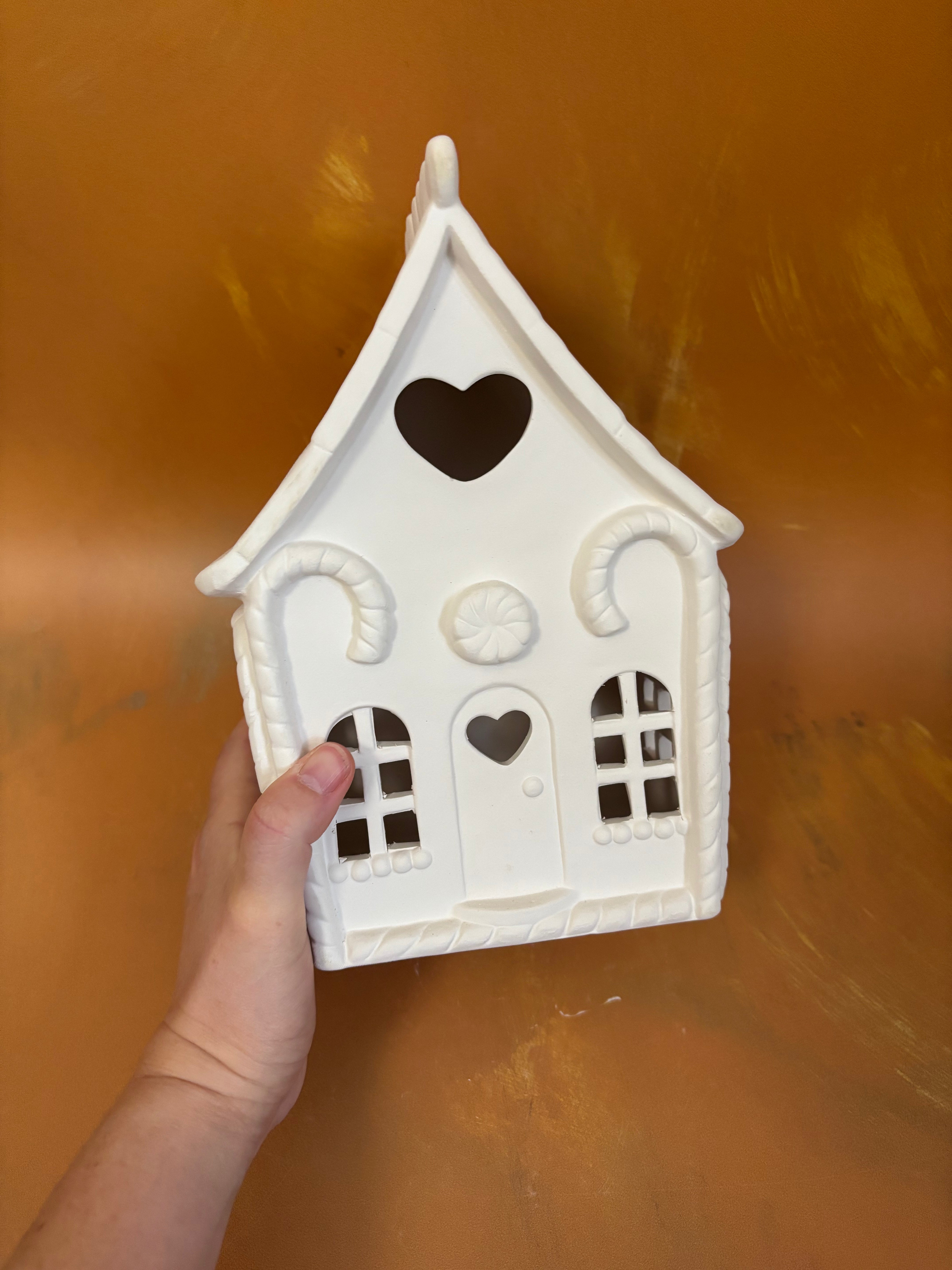 Gingerbread House Lantern - Large - PaintPott