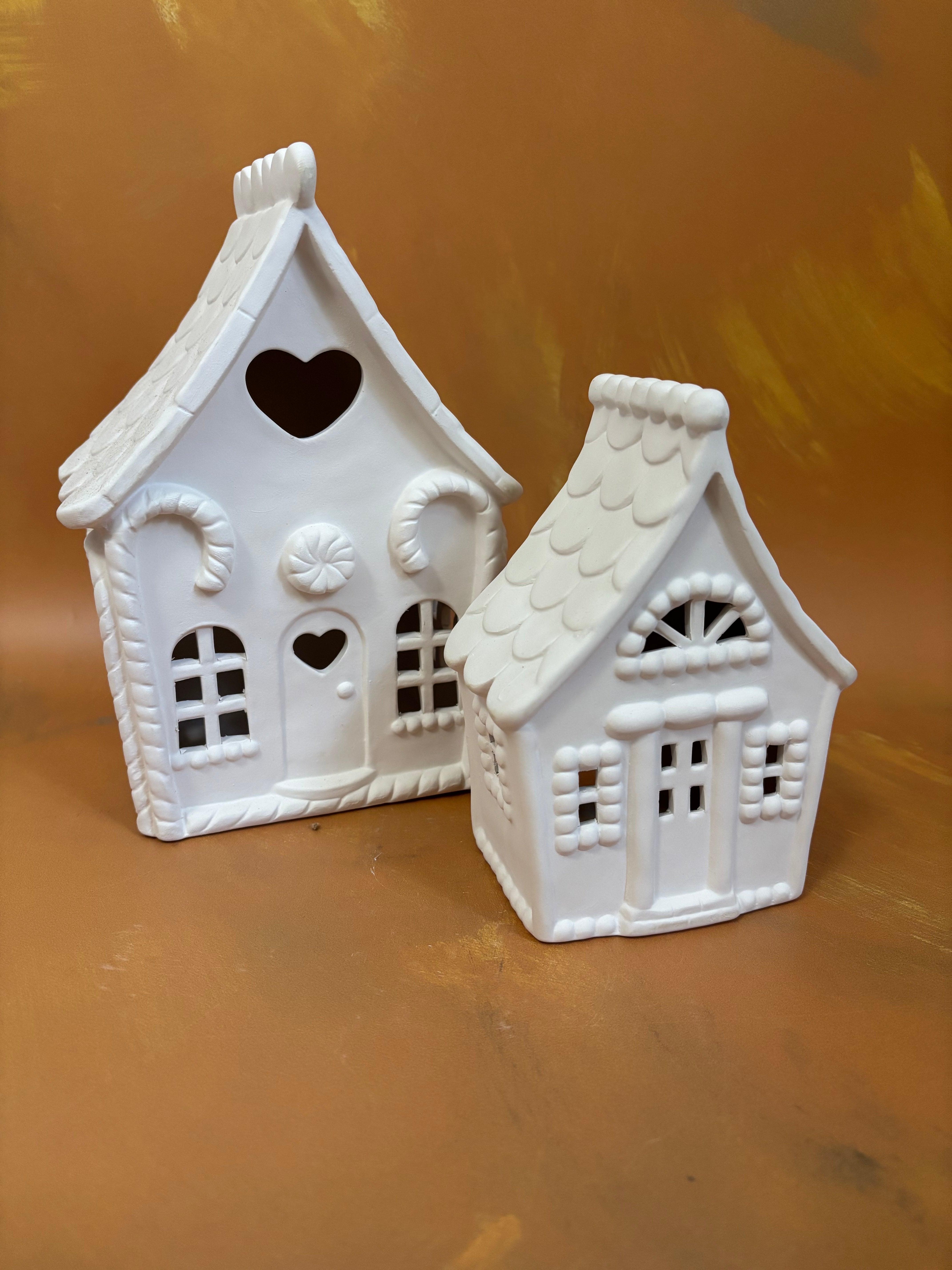 Gingerbread House Lantern - Large - PaintPott
