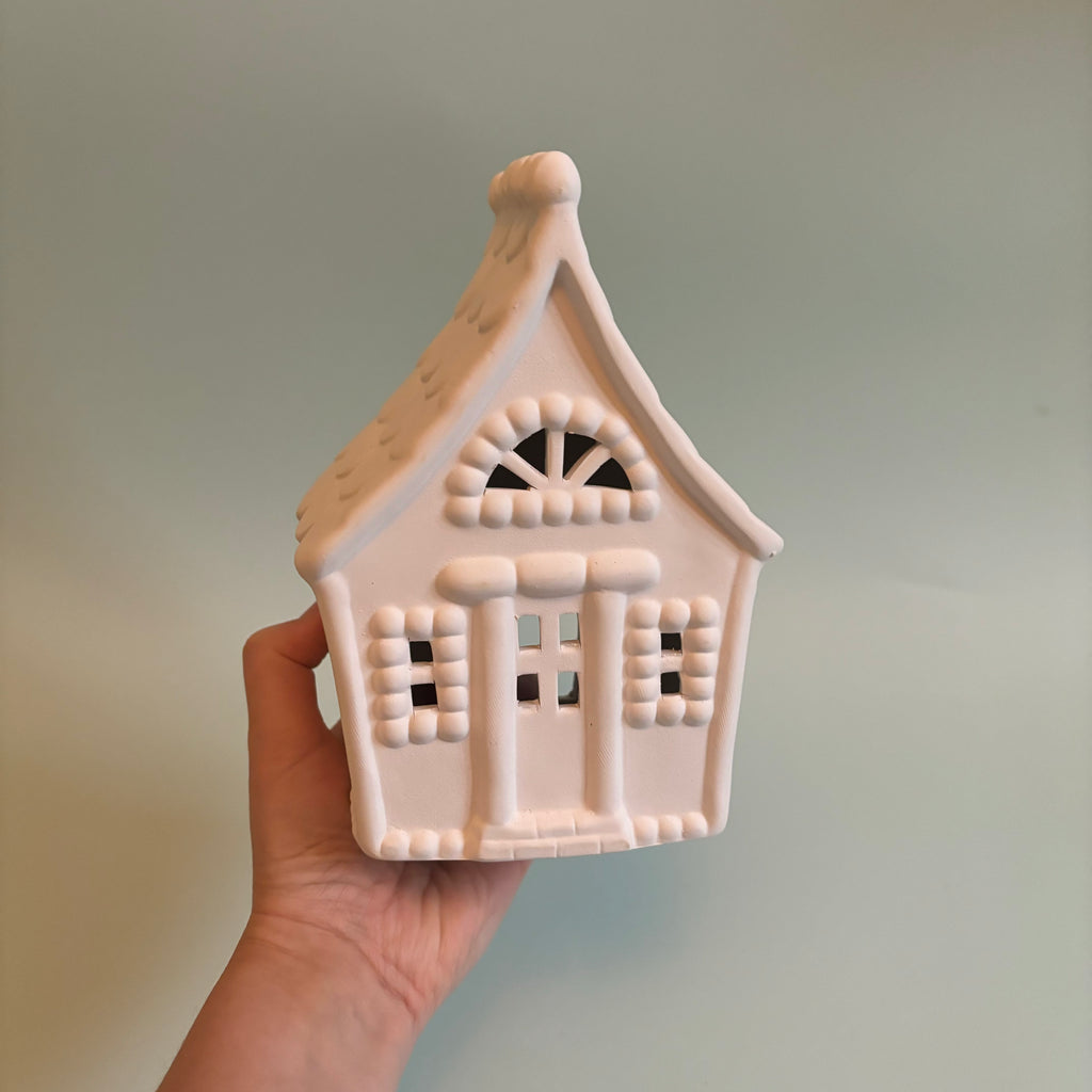 Gingerbread House Lantern - PaintPott