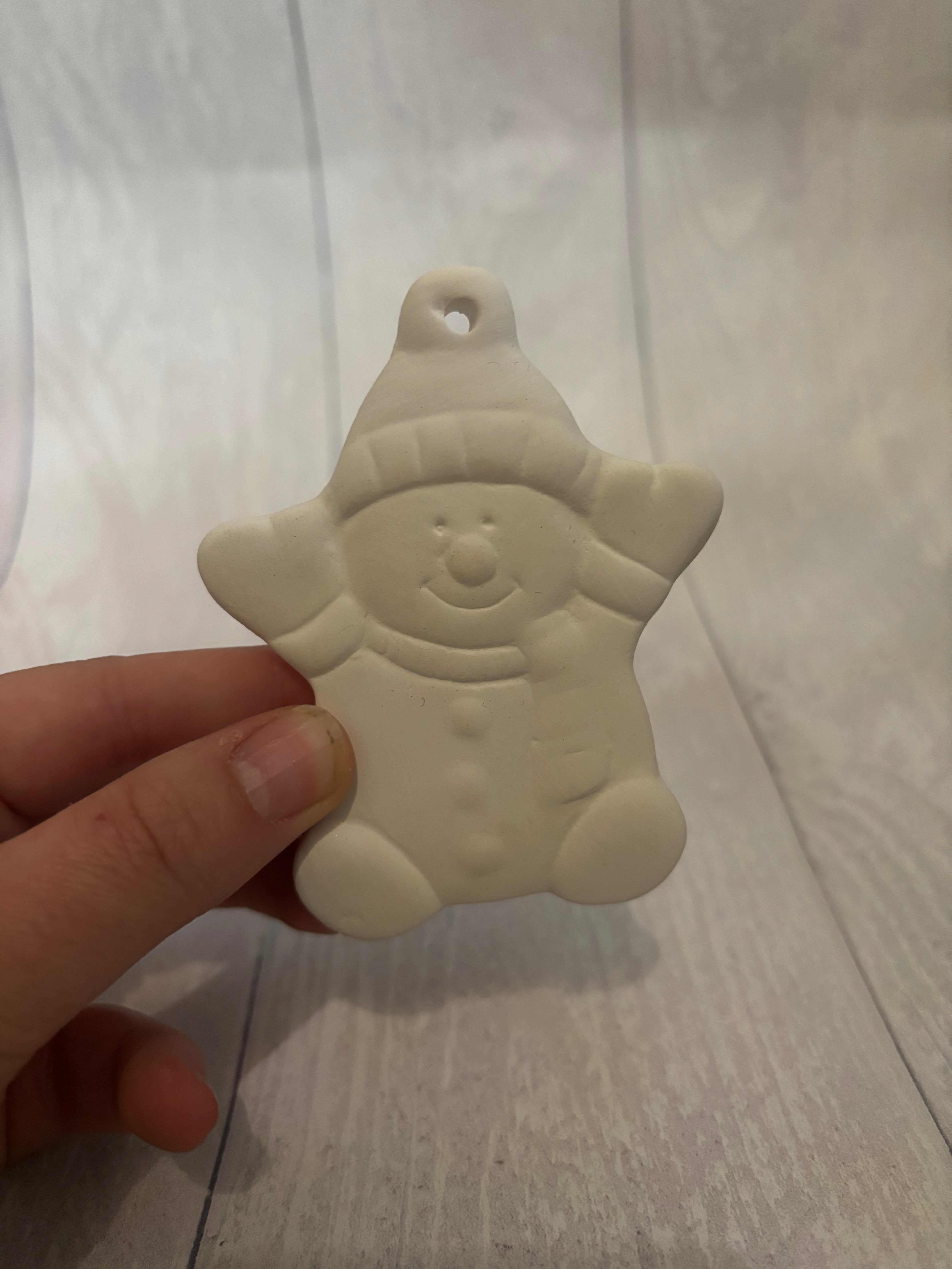 Snowman Ornament - PaintPott