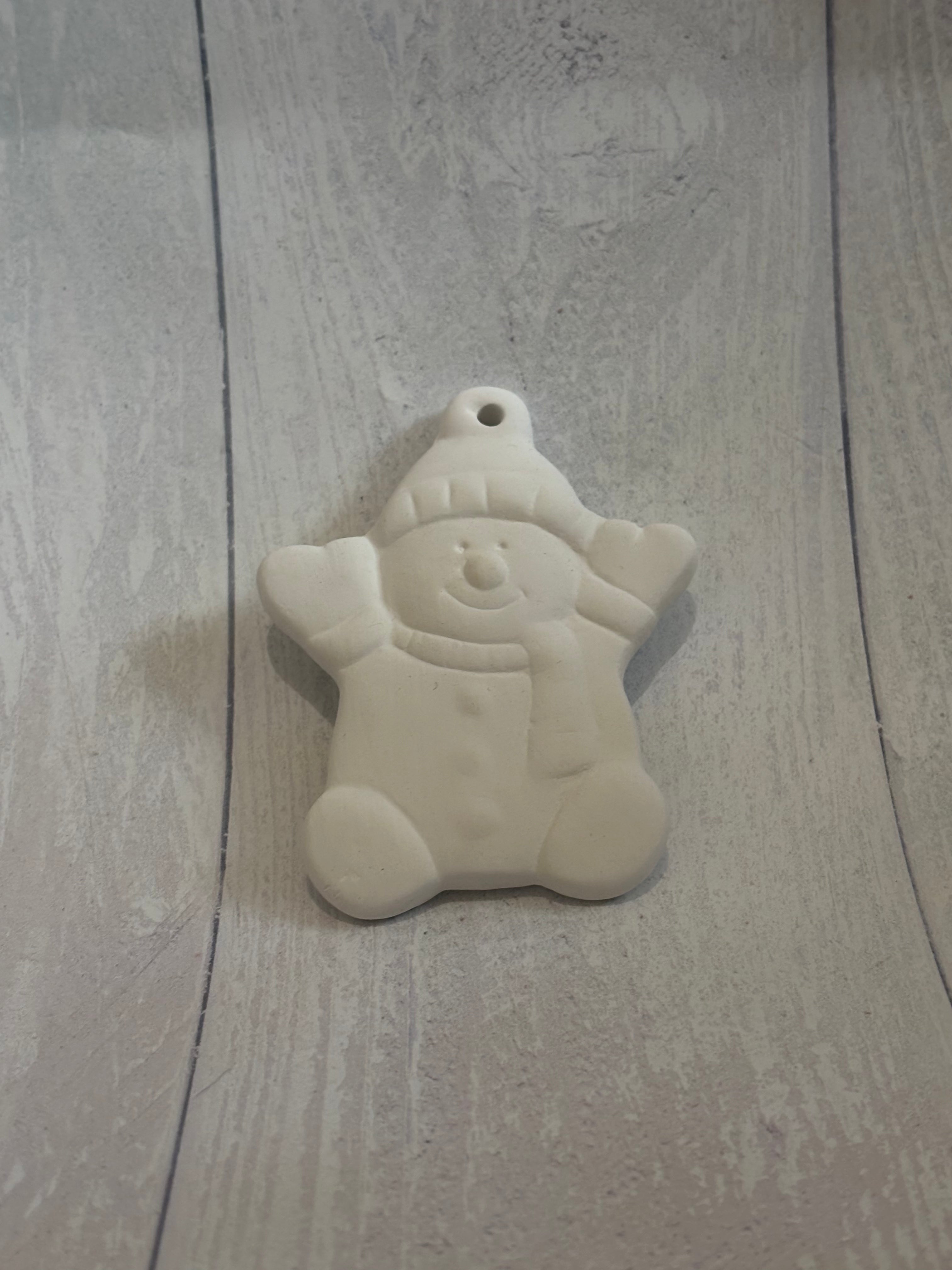 Snowman Ornament - PaintPott