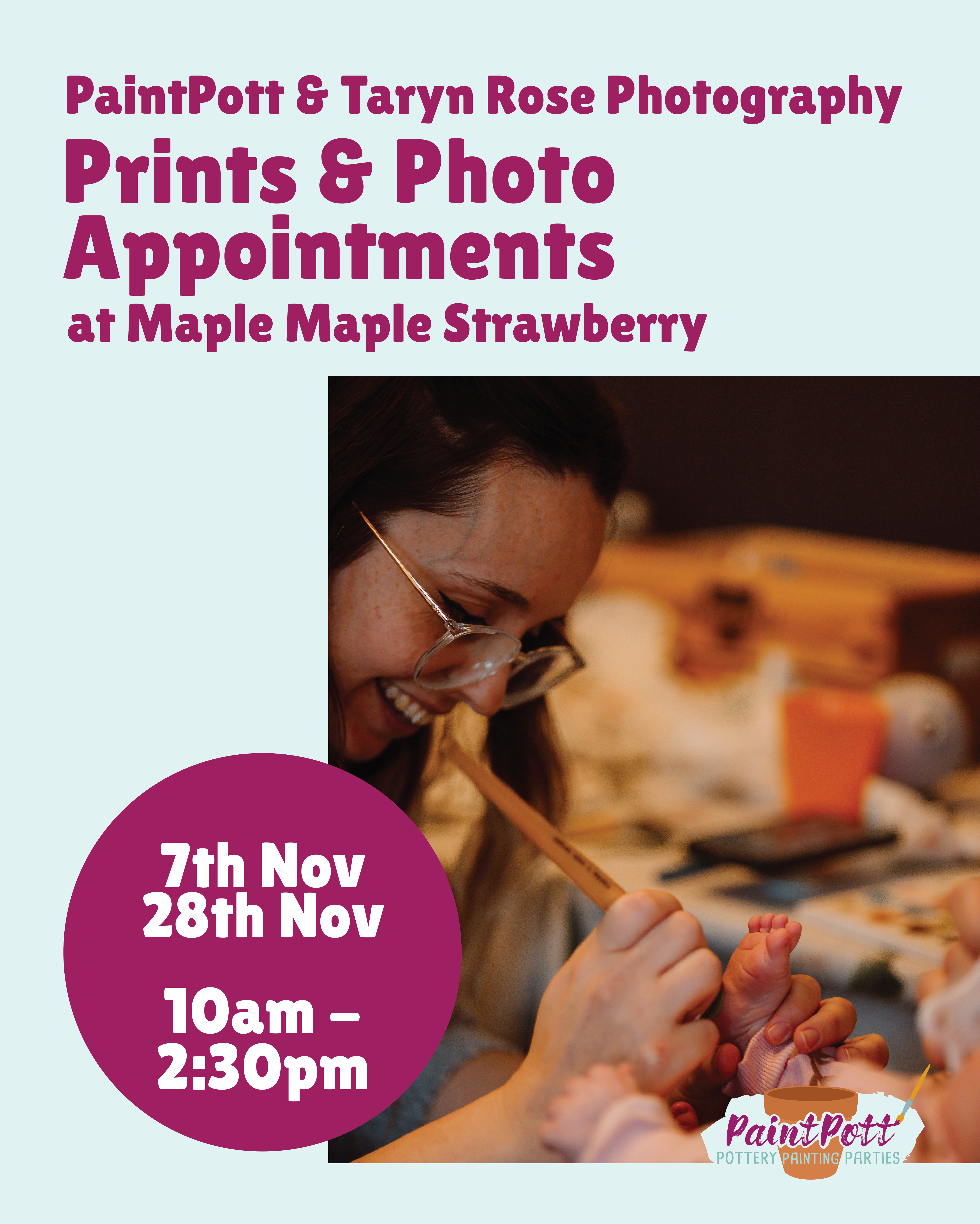 Baby & Toddler Print Appointment - PaintPott