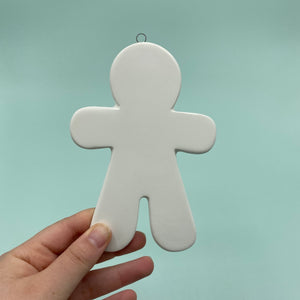 Gingerbread Person Ornament - PaintPott
