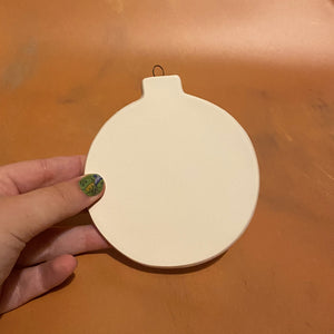 Flat Bauble Ornament - PaintPott