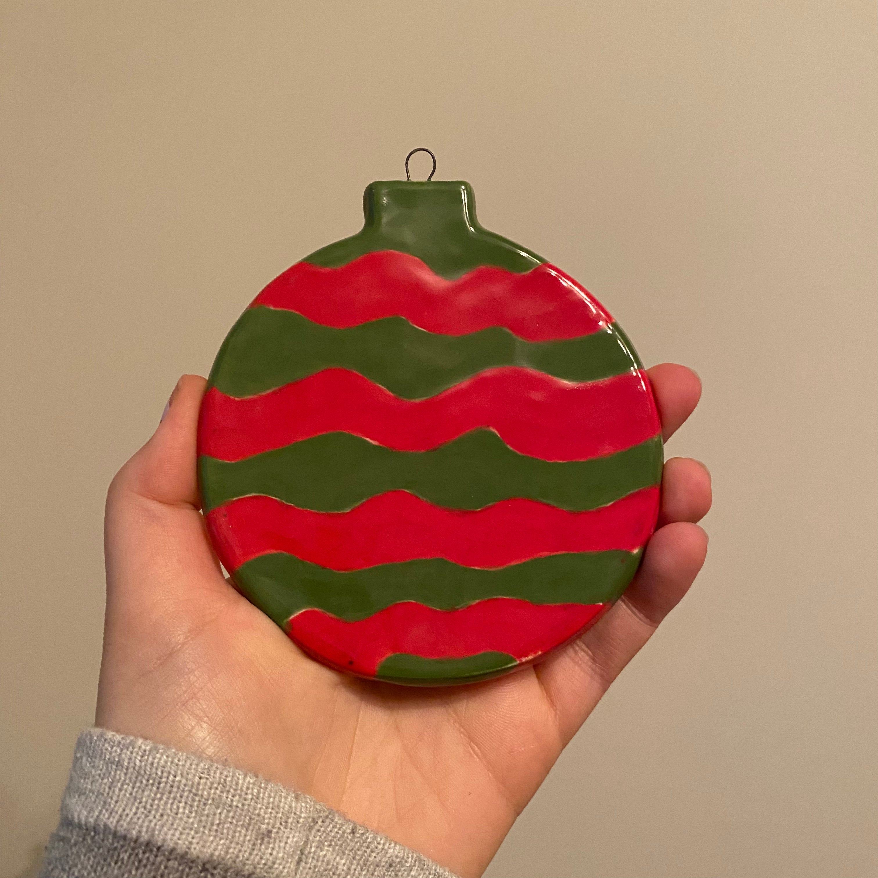 3D Flat Bauble Ornament - PaintPott